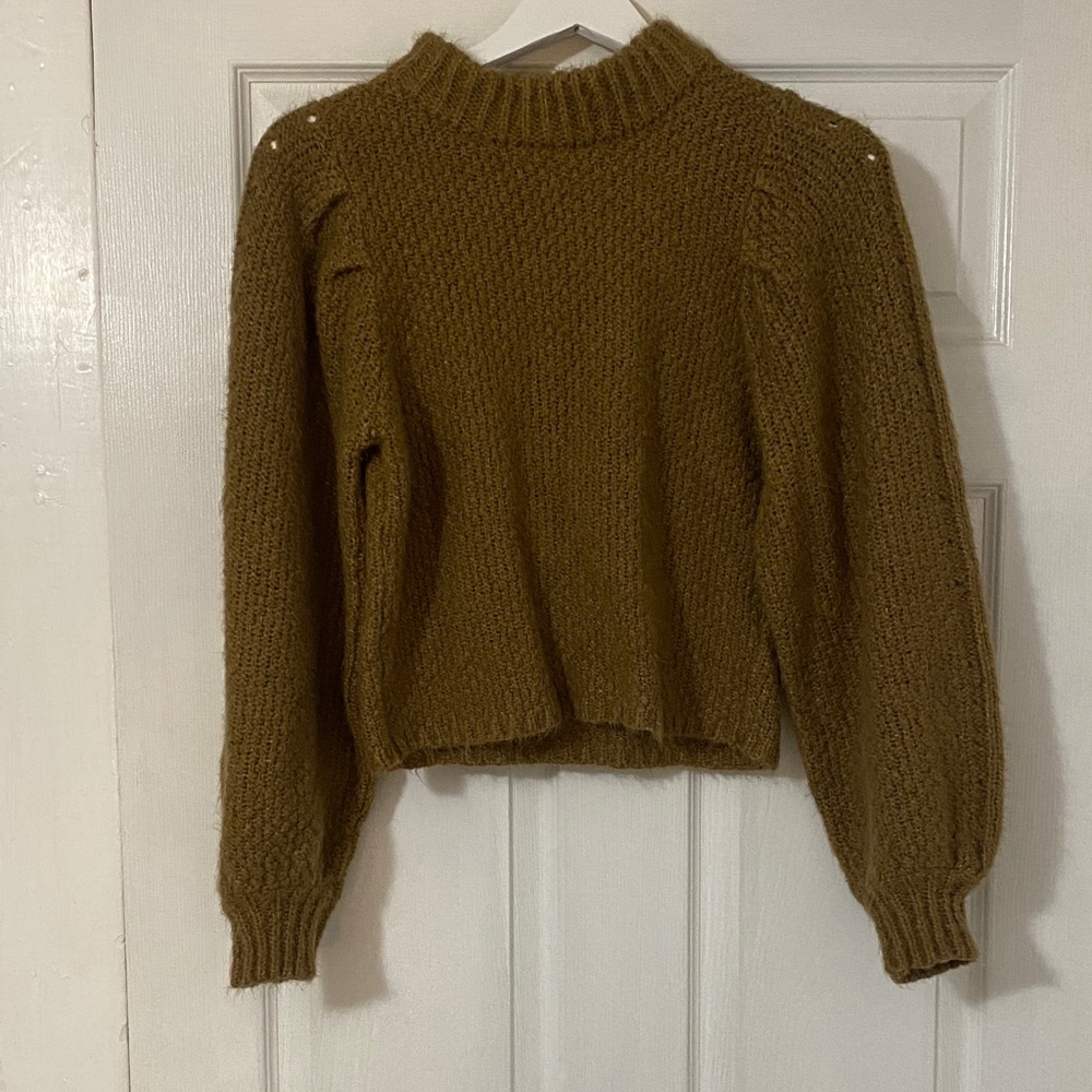ASOS Olive Knit Turtleneck Sweater